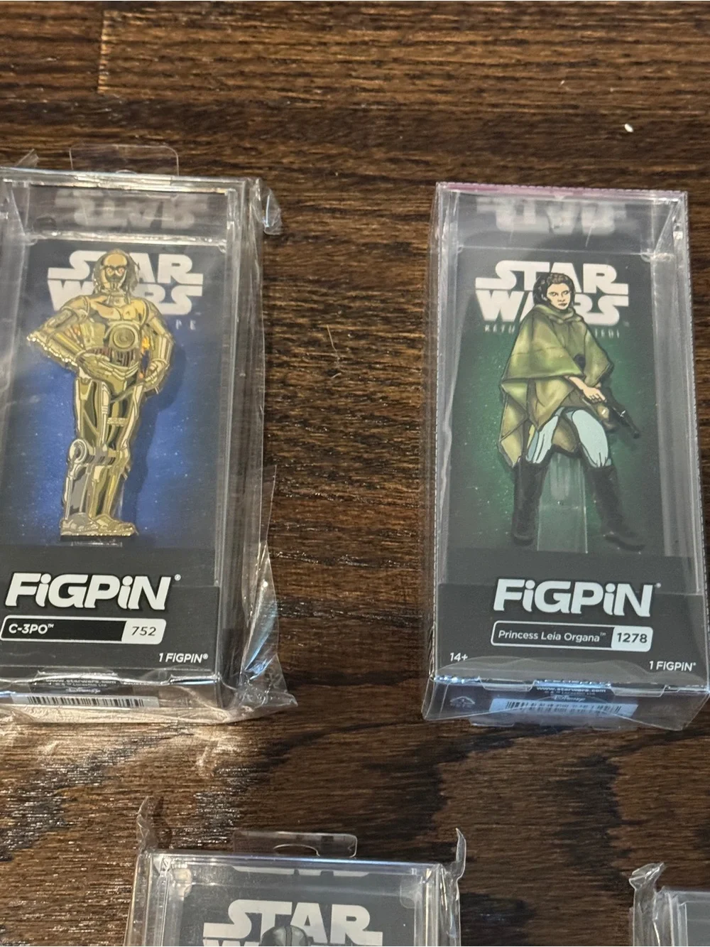 Figpin Star Wars Pin Set of Five New